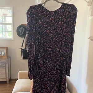 Mid length long sleeve dress